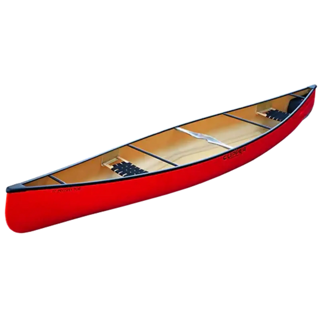 DEMO - Clipper Canoe Prospector 17' Fiberglass Red