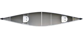 Clipper Canoe Ranger 16' Fiberglass Red