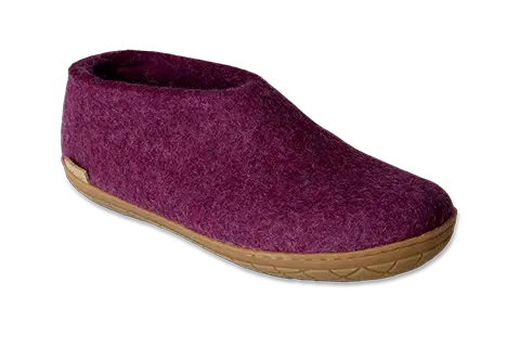 Glerups Felt  Shoe With Rubber Sole