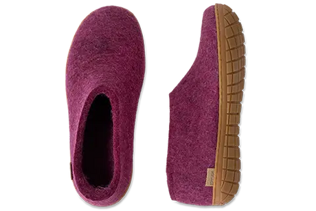 Glerups Felt  Shoe With Rubber Sole