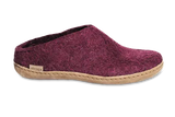 Glerups Felt Slipper With Leather Sole