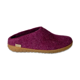 Glerups Felt Slipper With Rubber Sole