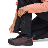 Black Diamond Fineline Stretch Full Zip Rain Pant Women's