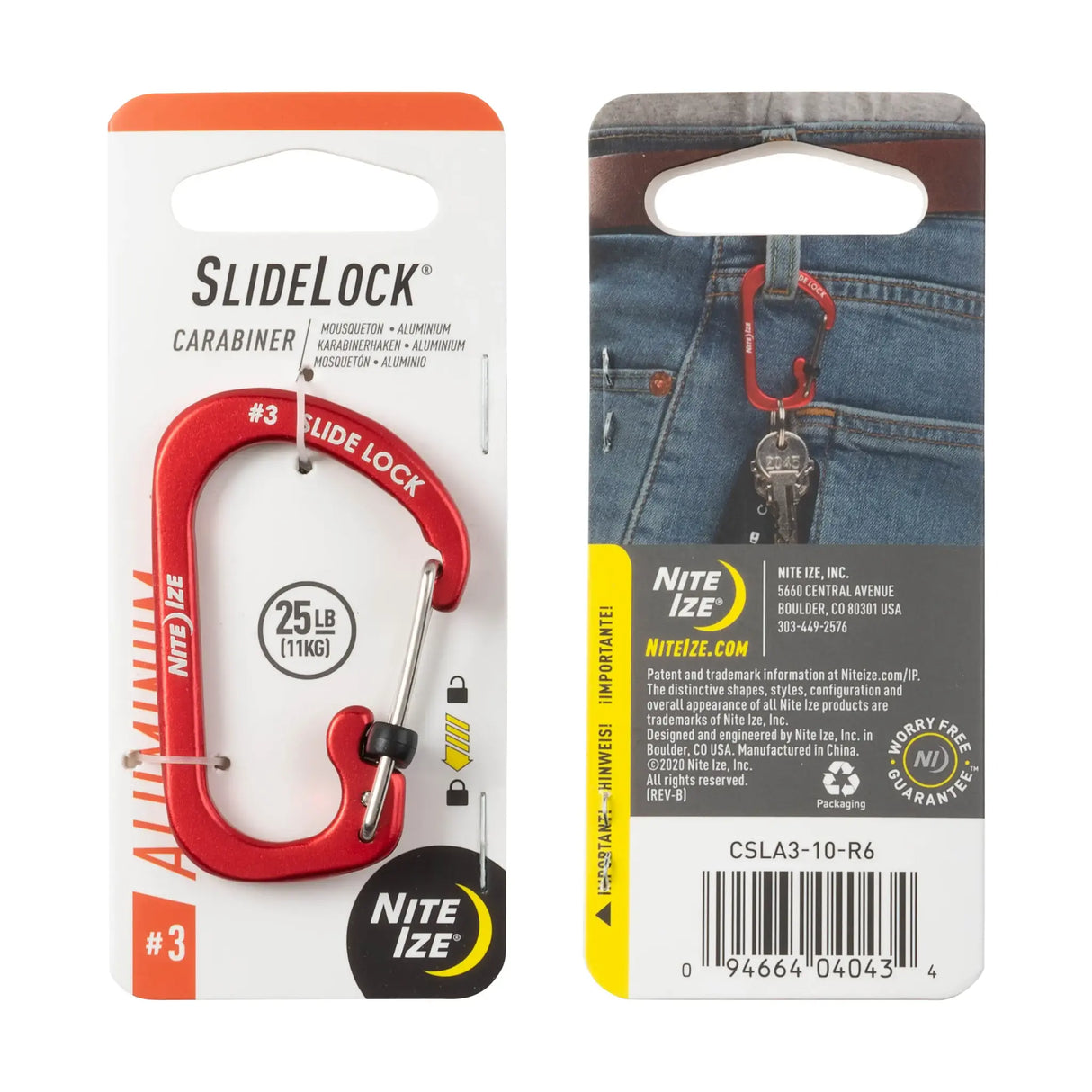 Nite Ize Slidelock Carabiner Aluminum #3