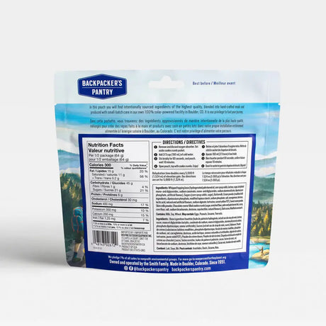 Backpackers Pantry Dark Chocolate Mousse Mix With Cookie Crumbs