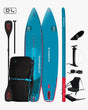 Starboard 12'6" X 30" Touring Deluxe Lite Inflatable SUP with Kayak Seat