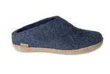 Glerups Felt Slipper With Leather Sole