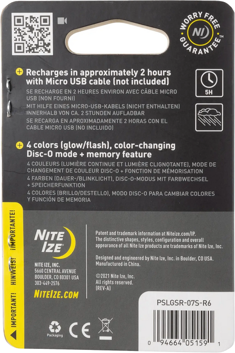 Nite Ize Pet Spotlit XL Rechargeable LED - Disc-O-Tech