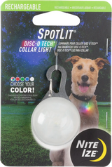 Nite Ize Pet Spotlit XL Rechargeable LED - Disc-O-Tech