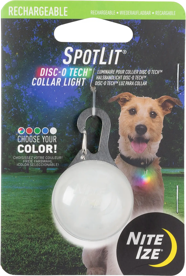Nite Ize Pet Spotlit XL Rechargeable LED - Disc-O-Tech