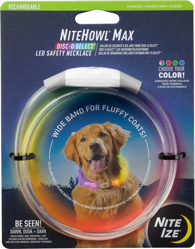 Nite Ize Nitehowl Max Rechargeable LED Safety Necklace