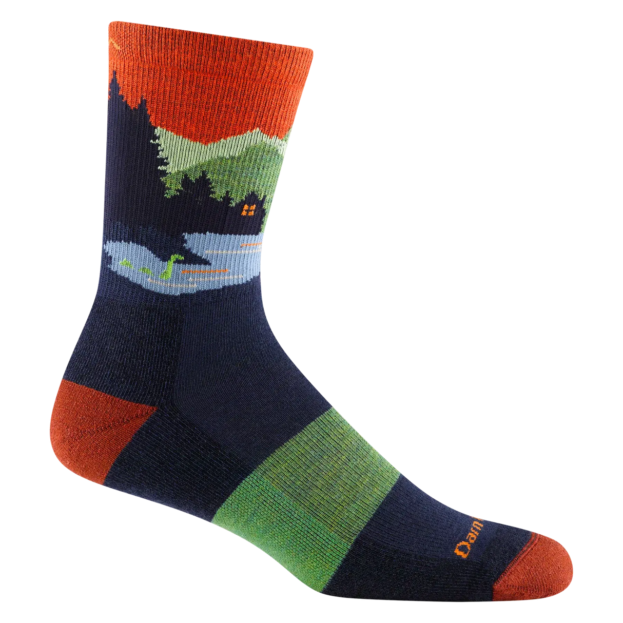 Darn Tough Close Encounters Cushioned Midweight Hiking Micro Crew Sock Men's 5014