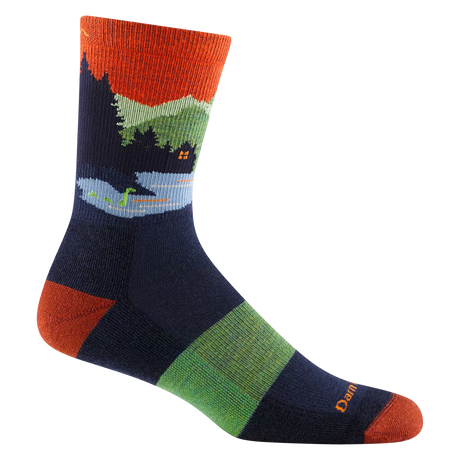 Darn Tough Close Encounters Cushioned Midweight Hiking Micro Crew Sock Men's 5014