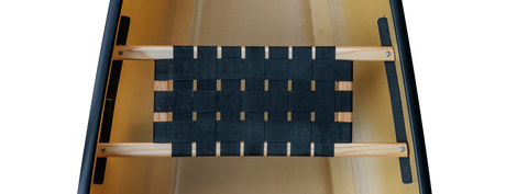 Clipper Canoe Escape 14'6" Fiberglass - Wood Web Seats