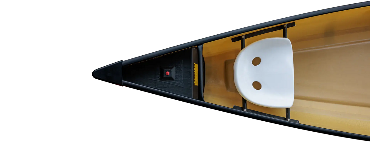 Clipper Canoe Escape 14'6" Fiberglass - Wood Web Seats