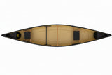 Clipper Canoe Escape 14'6" Fiberglass - Wood Web Seats