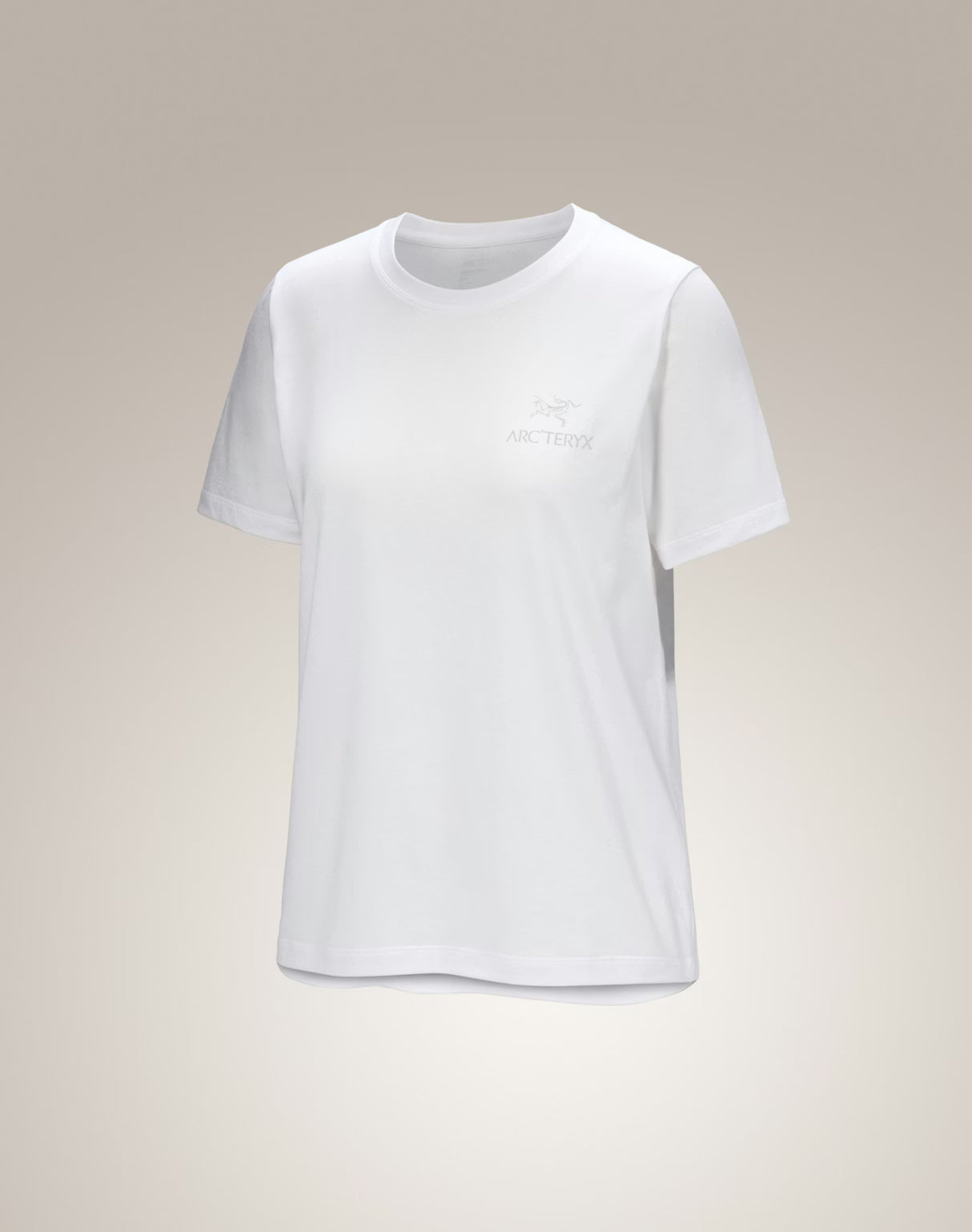 F25-X000009502-Kragg-SL-Cotton-Emblem-Crew-Shirt-SS-White-Light-Women-s