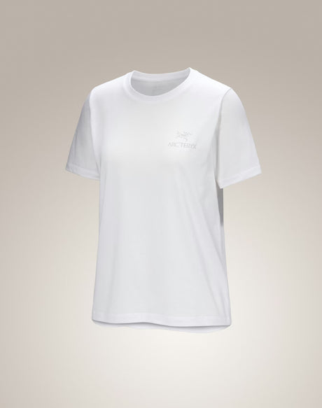 F25-X000009502-Kragg-SL-Cotton-Emblem-Crew-Shirt-SS-White-Light-Women-s