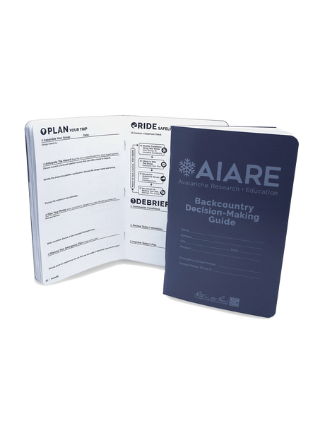 Backcountry Access AIARE Decision-Making Guide Field Book
