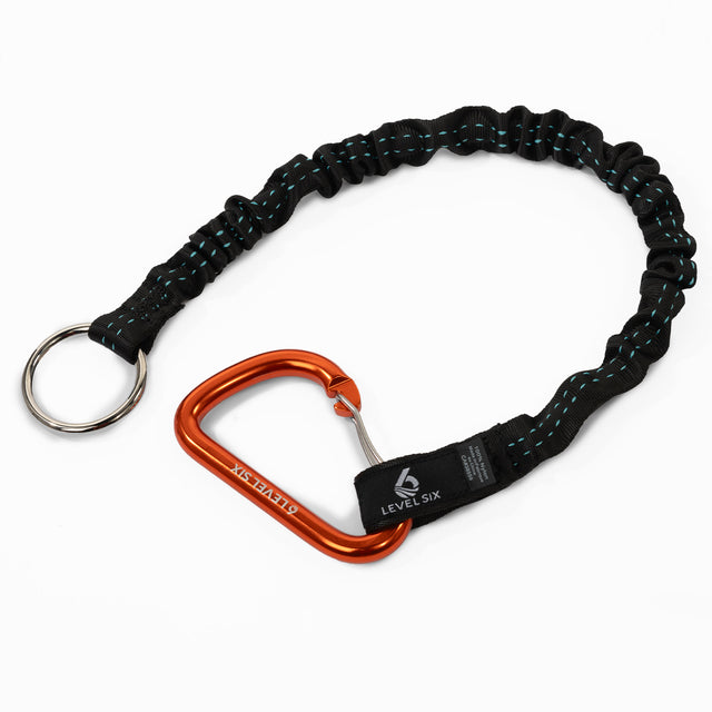 Level Six Shock Leash w/ Carabineer 2 ft extends to 4 ft