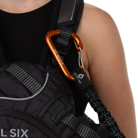 Level Six Shock Leash w/ Carabineer 2 ft extends to 4 ft