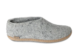 Glerups Felt Shoe With Leather Sole