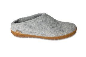Glerups Felt Slipper With Rubber Sole