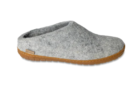 Glerups Felt Slipper With Rubber Sole