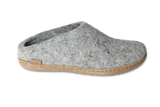 Glerups Felt Slipper With Leather Sole