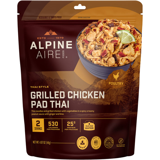 AlpineAire Grilled Chicken Pad Thai - Two Servings