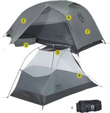 Nemo Dragonfly OSMO Bikepack 2p Tent