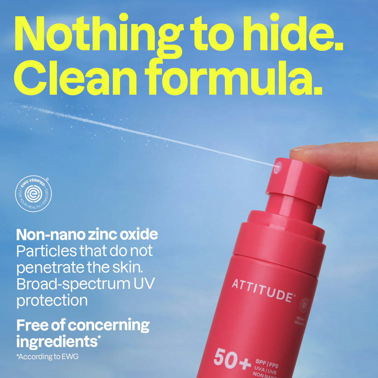 Sunly Face & Body Sunscreen Spray SPF 50