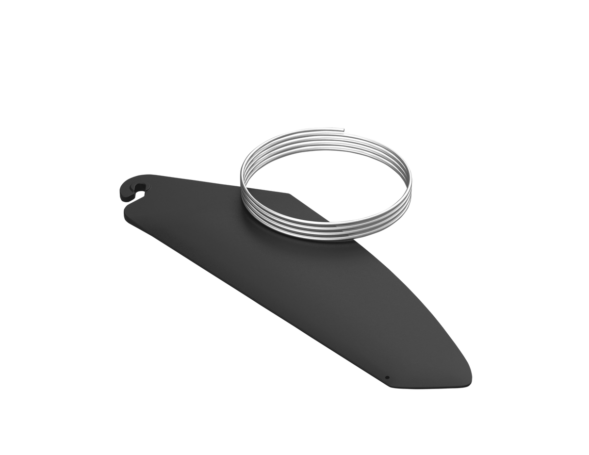 Kajak Sport Retractable Plastic Skeg Pro with 3mm/2.5 m Cable