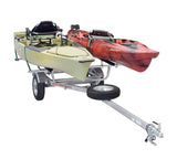 Malone Pre-Built MicroSport 2 Kayak Trailer Package (2 Sets Bunks, Spare Tire)