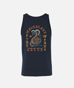 Jetty Wave Snake Tank Top Men's
