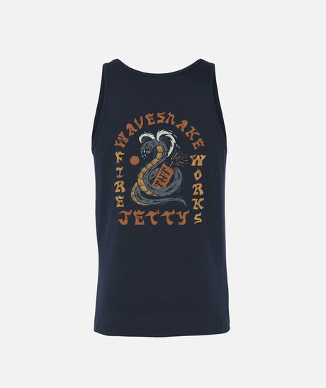 Jetty Wave Snake Tank Top Men's
