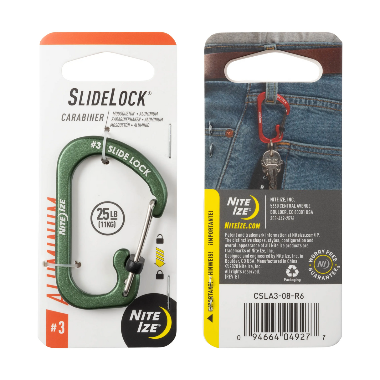 Nite Ize Slidelock Carabiner Aluminum #3