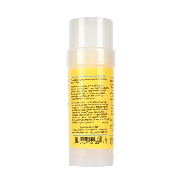 The Naked Bee Foot Balm Orange Blossom Honey Restoration, 2 oz.