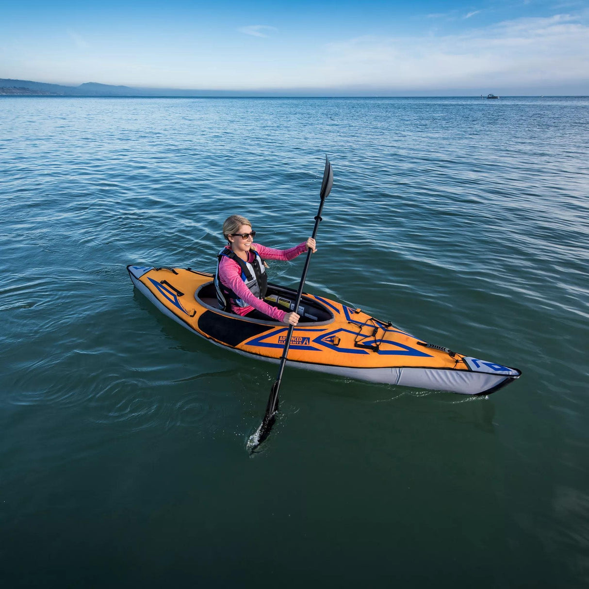 Advanced Elements Advancedframe Sport Inflatable Kayak with Pump