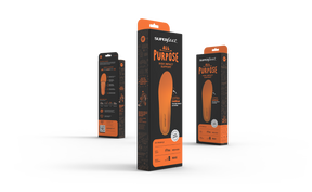 Superfeet All-Purpose High Impact Support Medium Arch Insoles (Orange)