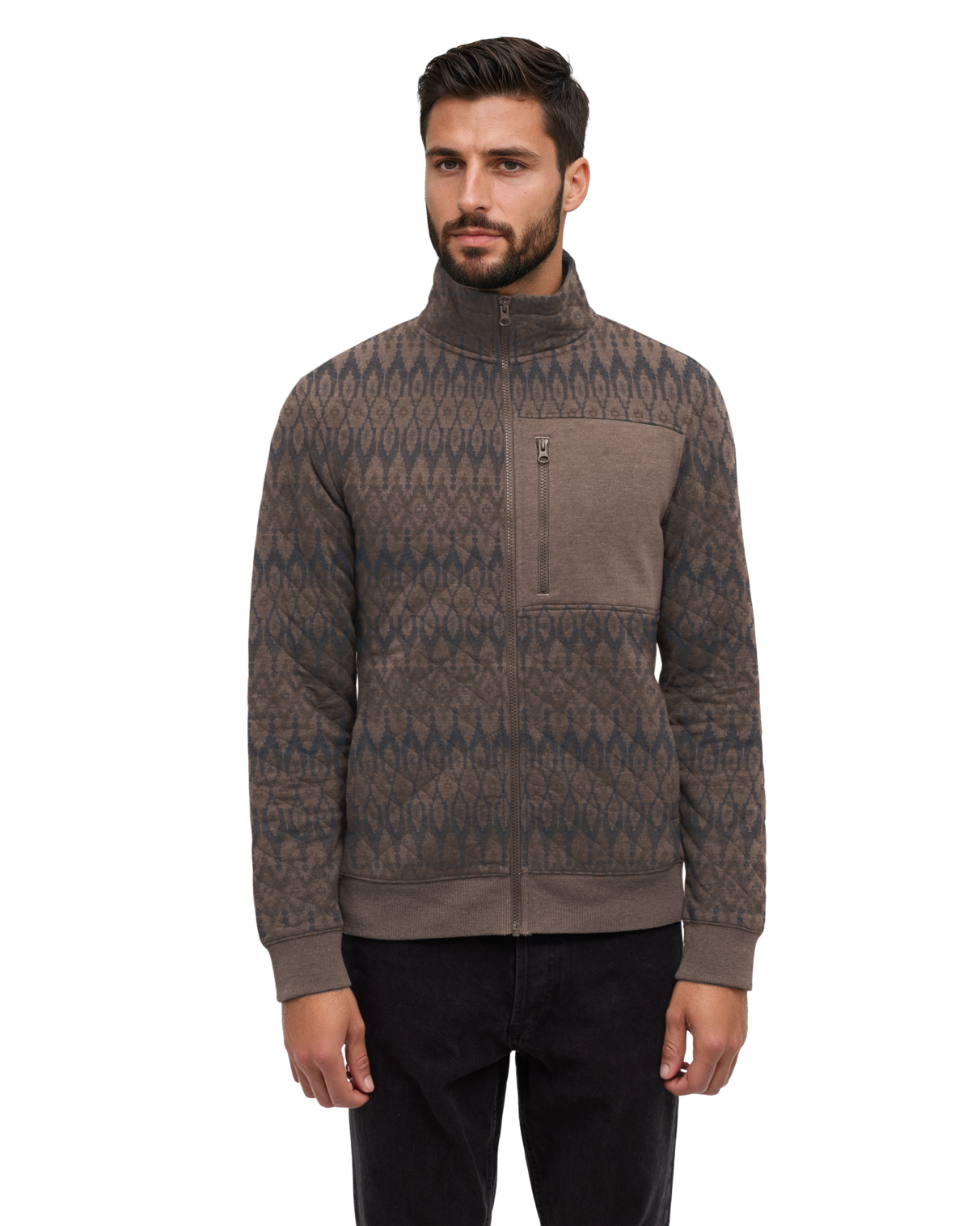 Tentree Begbie Full Zip Quilted Shirt Men's