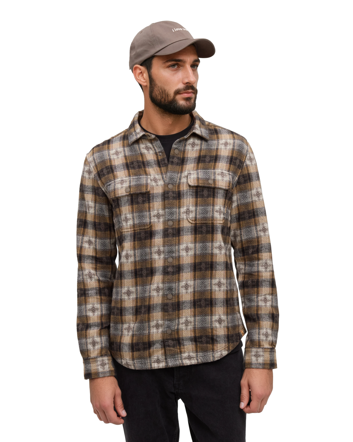 Tentree Kapok Flannel Jacquard Colville Shirt Men's