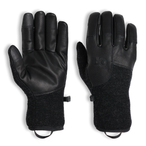 Outdoor Research Flurry Leather Glove Men's - Charcoal