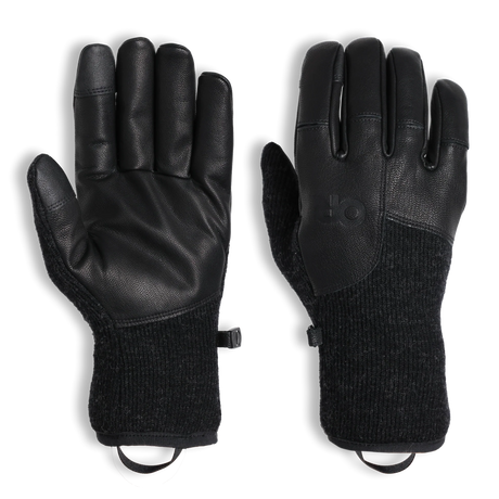 Outdoor Research Flurry Leather Glove Men's - Charcoal