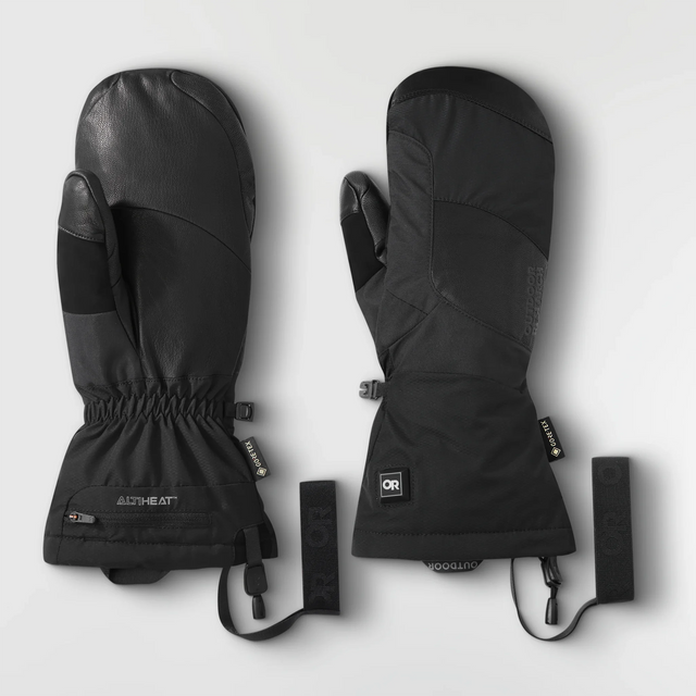 Outdoor Research Prevail Heated GORE-TEX Mitt - Solid Black