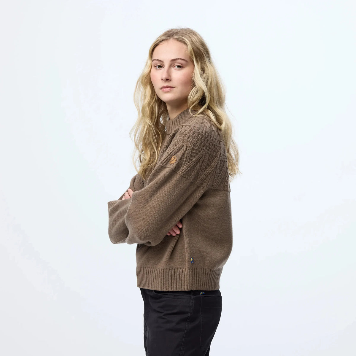 Fjallraven Ovik Solid Jacquard Knit Sweater Women's