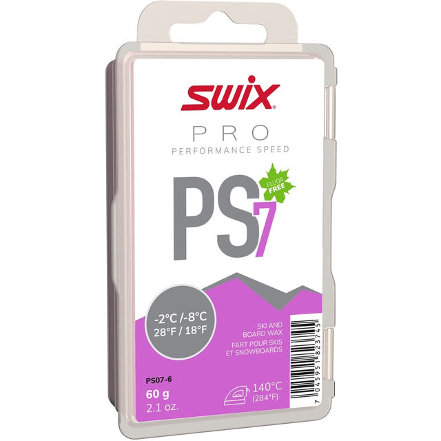 Swix PS7 Violet -2C to -8C Glide Wax, 60g