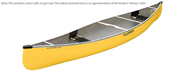 Clipper Canoe Prospector 16 Ultralight Kevlar Clear