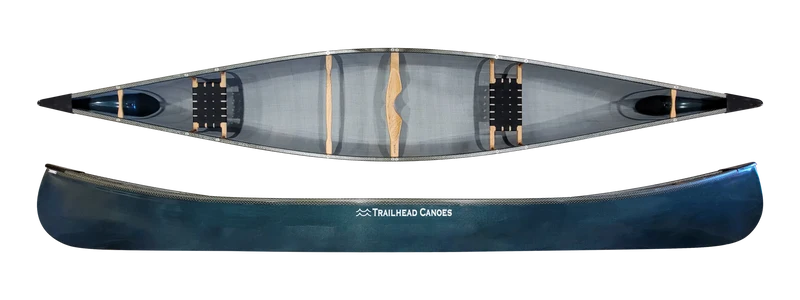 DEMO - Trailhead Canoes Prospector 17 Kevlar Lite / Composite Trim Pearl Green No Options