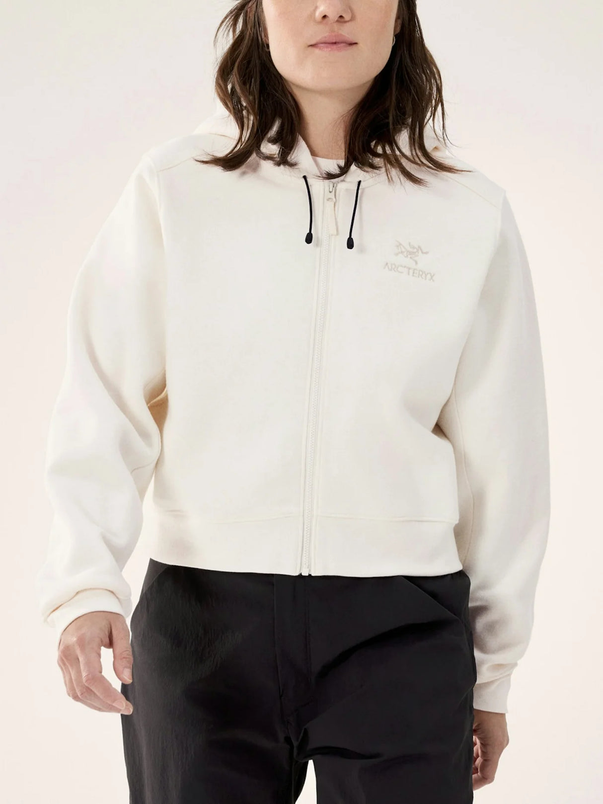 Arc'teryx Emblem Fleece Full Zip Crop Hoody Women's